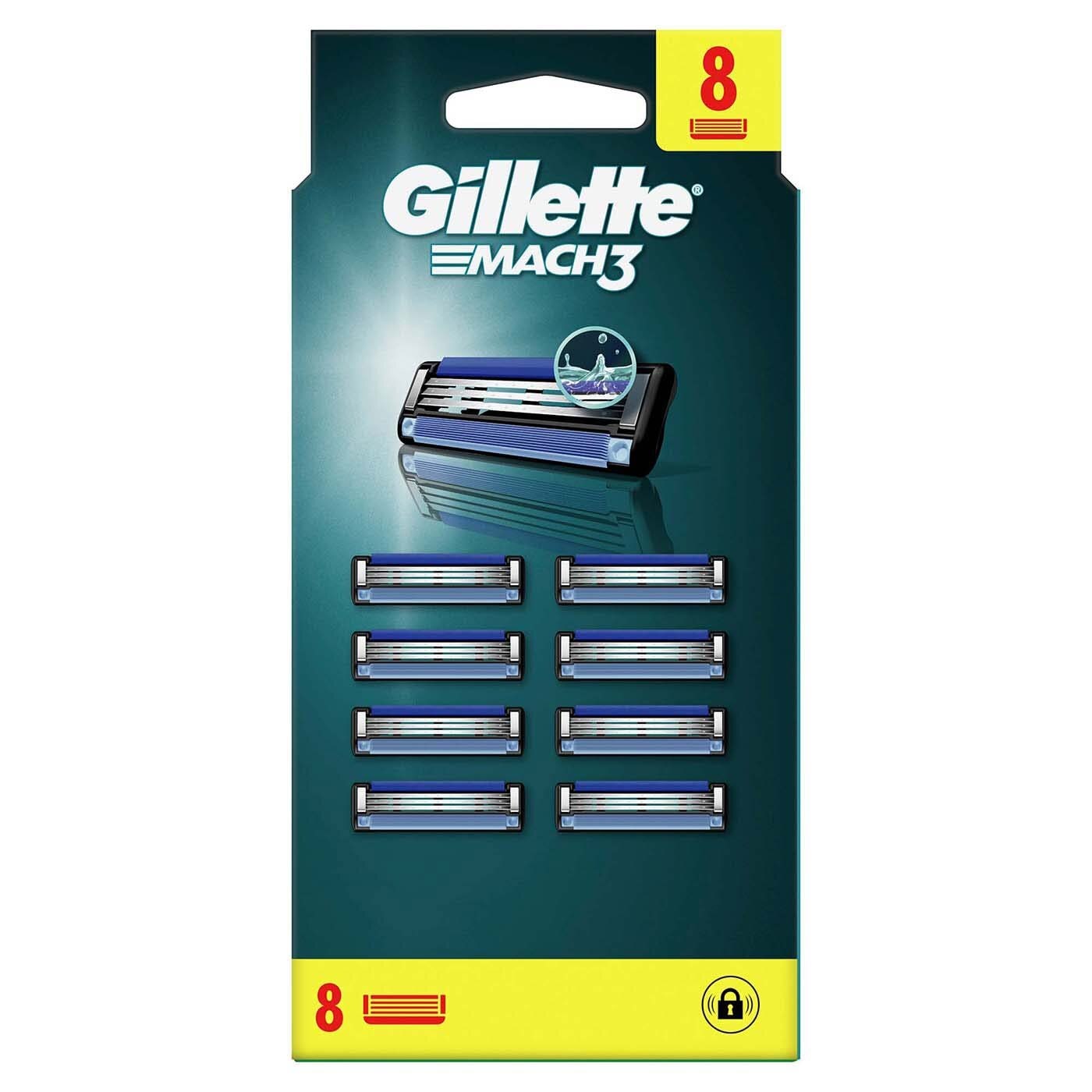 Gillette Mach3 Avantajlı Yedek Tıraş Bıçağı 8'li