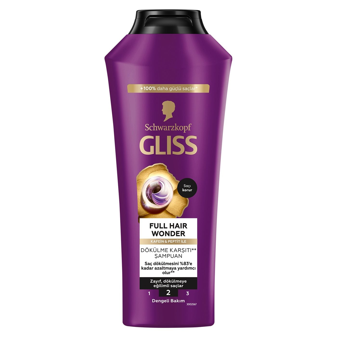 Schwarzkopf Gliss Gliss Full Hair Wonder Şampuan 400 ml