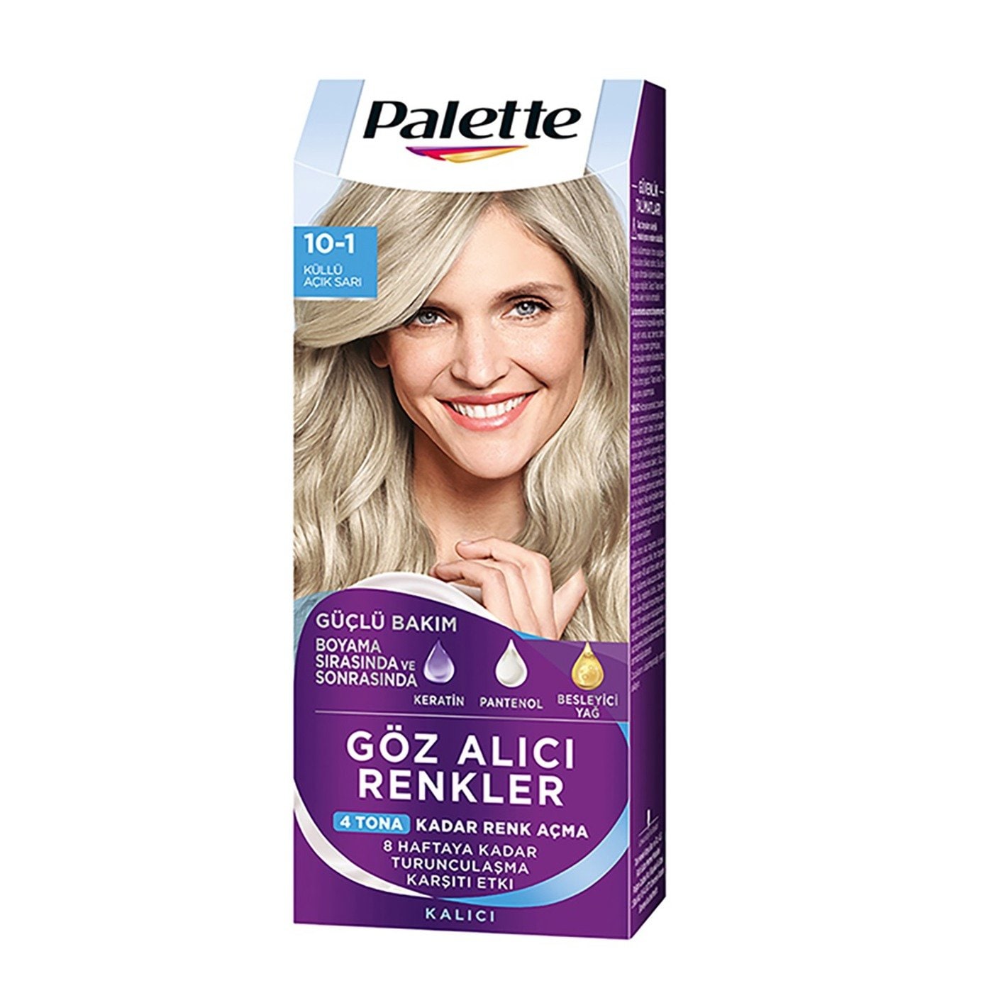 Palette Saç Boyası Göz Alıcı Renkler 10-1 Küllü Açık Sarı