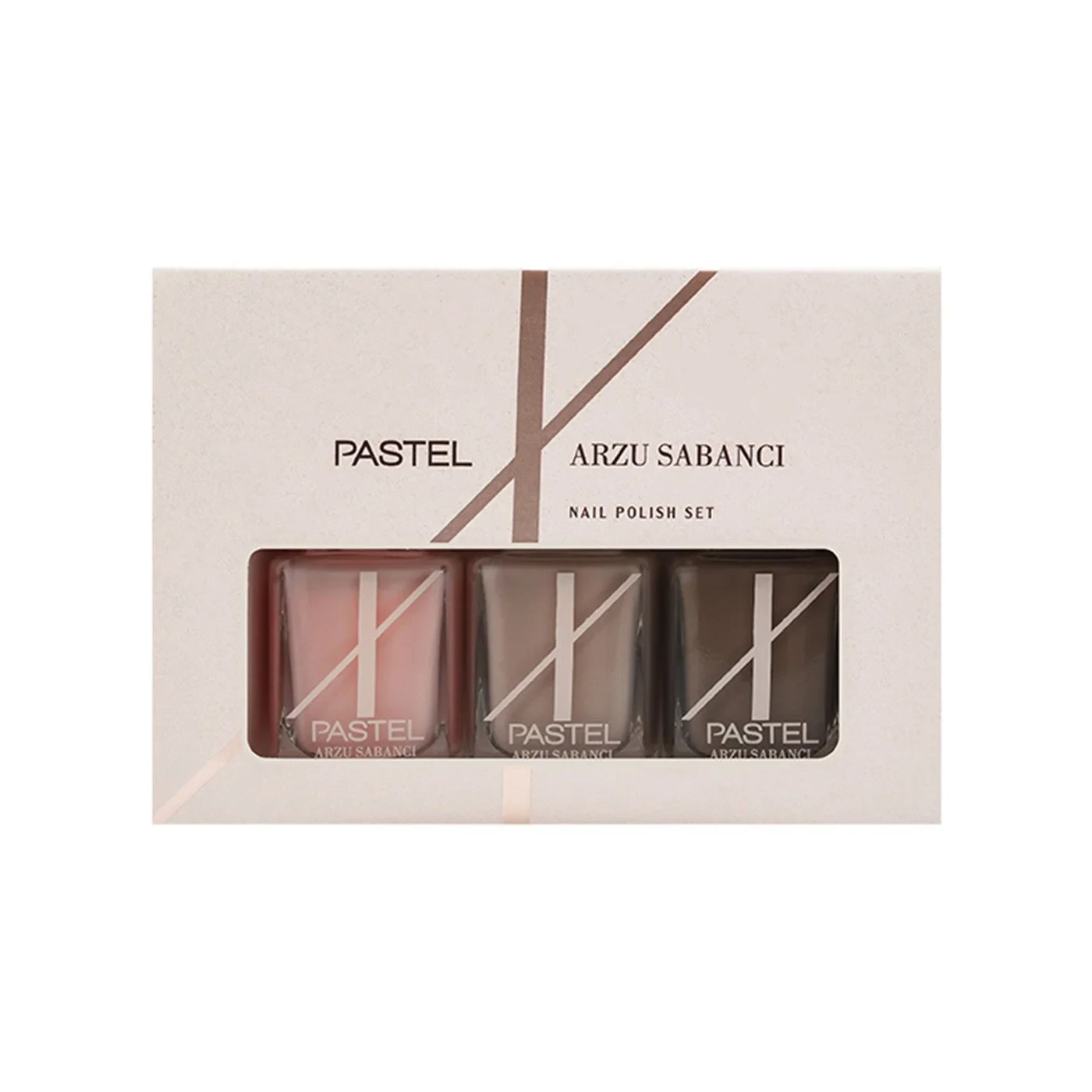 Pastel x Arzu Sabancı 3lü Oje Seti No: 01