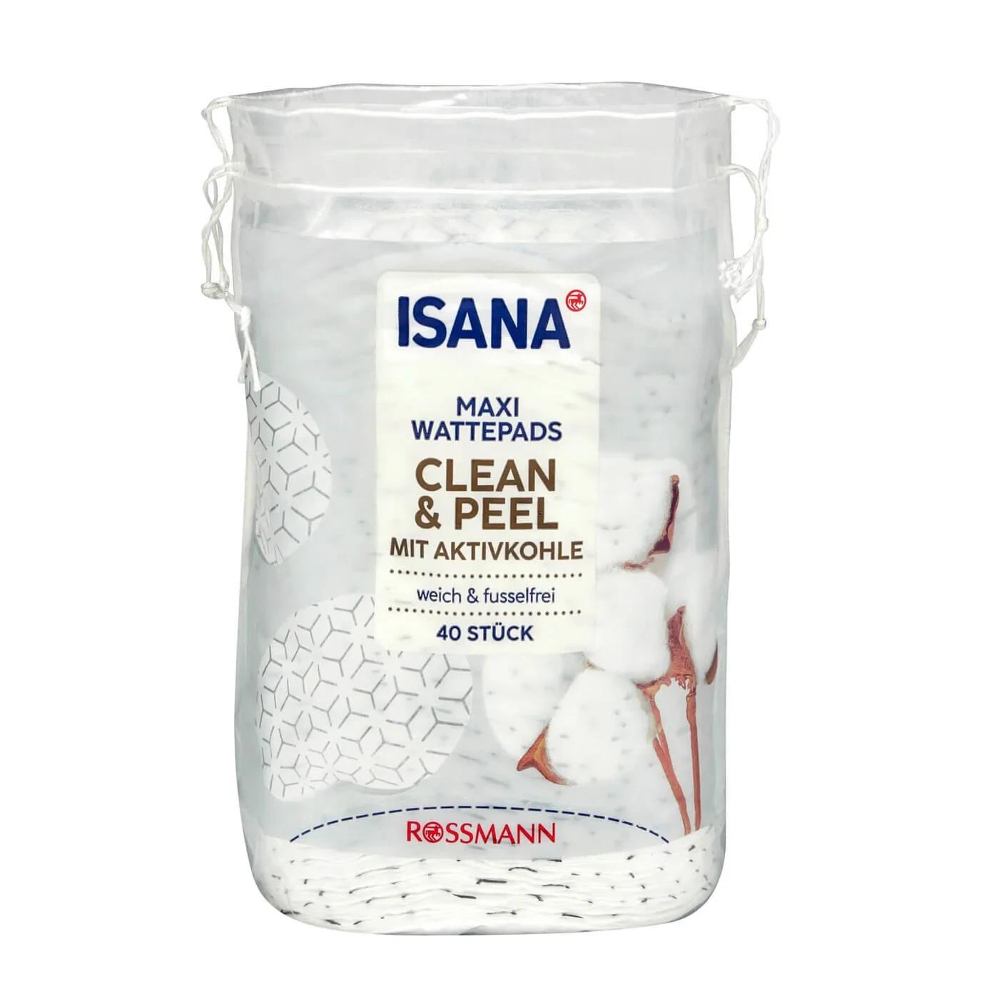 Isana Pamuk Peeling Ped 40 adet
