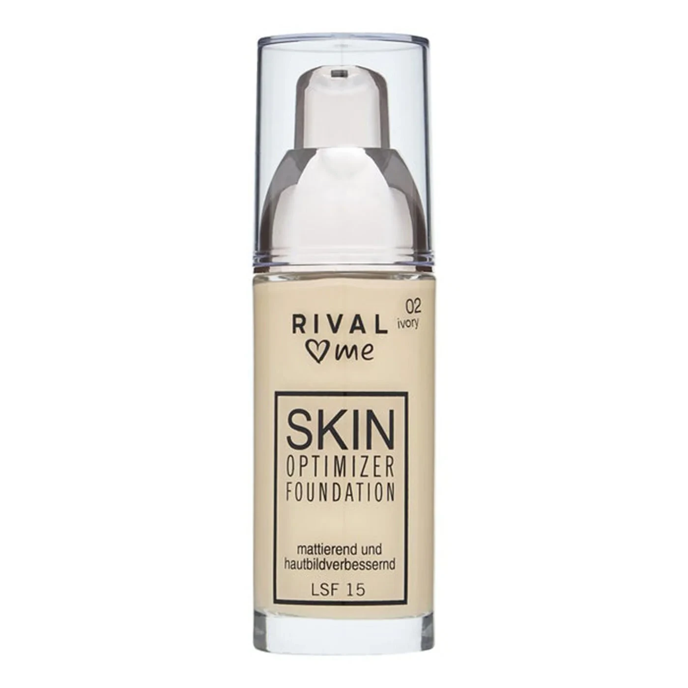 Rival Loves Me Fondöten Skin Optimizer No:02 Ivory 30 ml