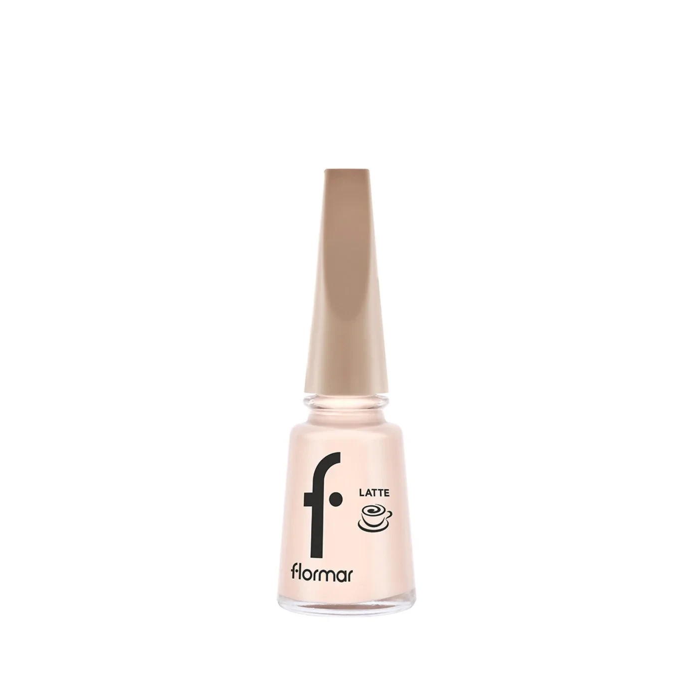 Flormar Yoğun Pigmentli & Kahve Tonlu Parlak Bitişli Oje Latte 001 Vanilla Cream – Vanilla