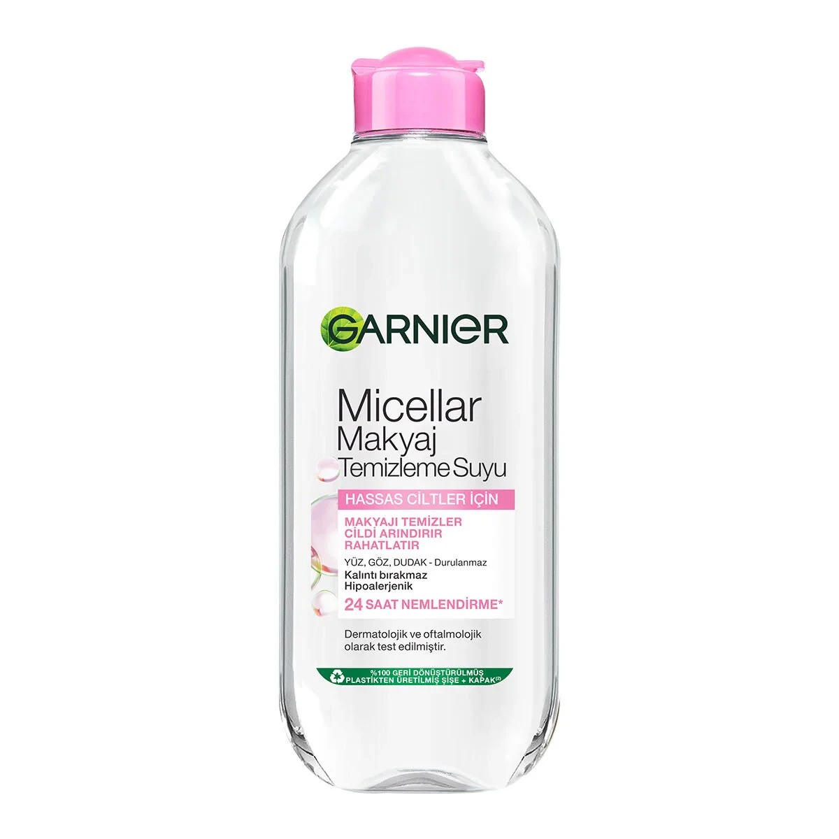 Garnier Micellar Makyaj Temizleme Suyu 24 Saat Nemlendirme Hassas Ciltler İçin 400 ml