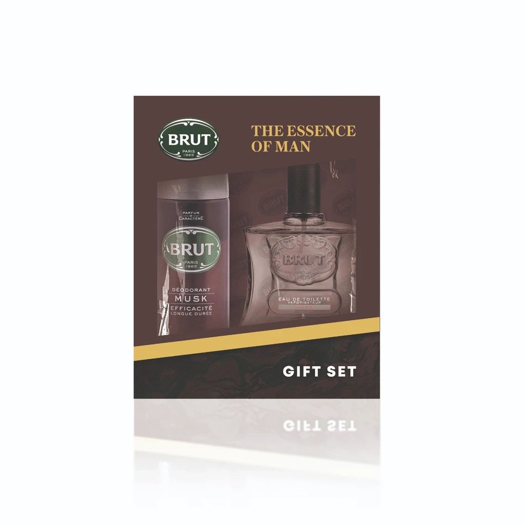 Brut Musk Erkek Bakım Seti (Deodorant 200 ml + EDT Parfüm 100 ml)
