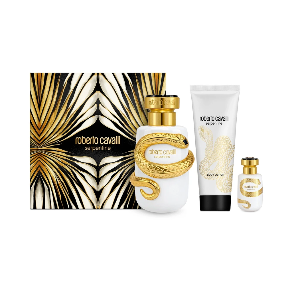 Roberto Cavalli Serpentine EDP Kadın Parfüm Seti (Parfüm 100 ml + Seyahat Boy Parfüm 15 ml + Vücut Losyonu 100 ml)