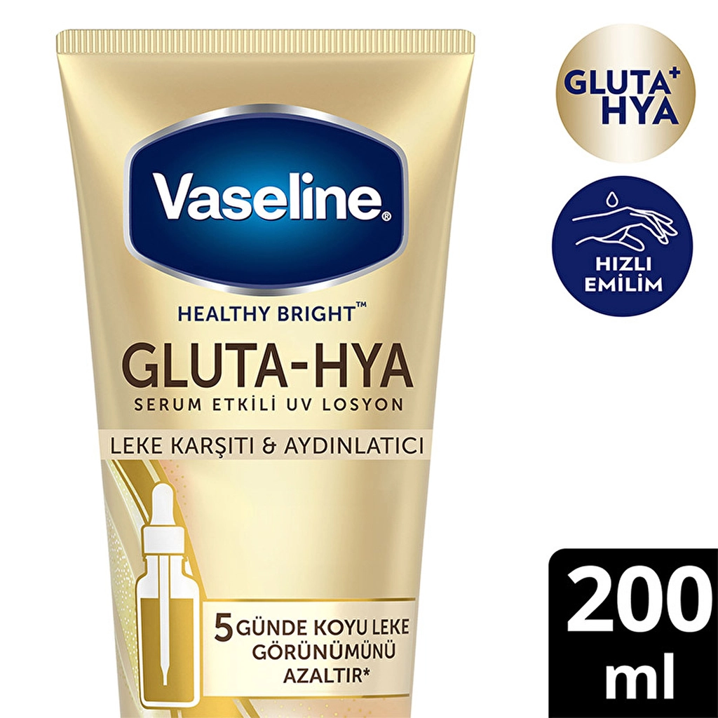 Vaseline Gluta-Hya Serum Etkili UV Leke Karşıtı & Aydınlatıcı Losyon 200 ml