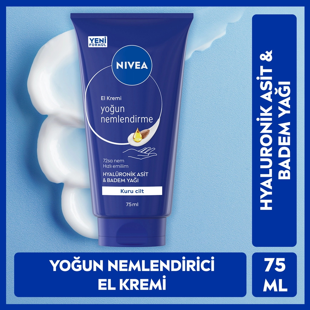 Nivea Yoğun Nemlendirici El Bakım Kremi 75 ml (Kuru Ciltler)