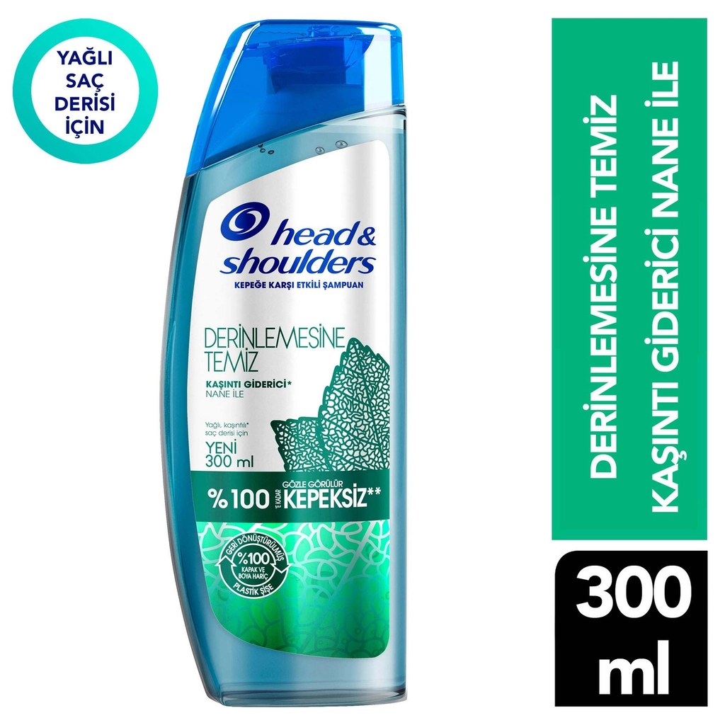 Head&Shoulders Head & Shoulders Derinlemesine Temiz Kaşıntı Giderici Kepeğe Karşı Etkili Şampuan 300 ml