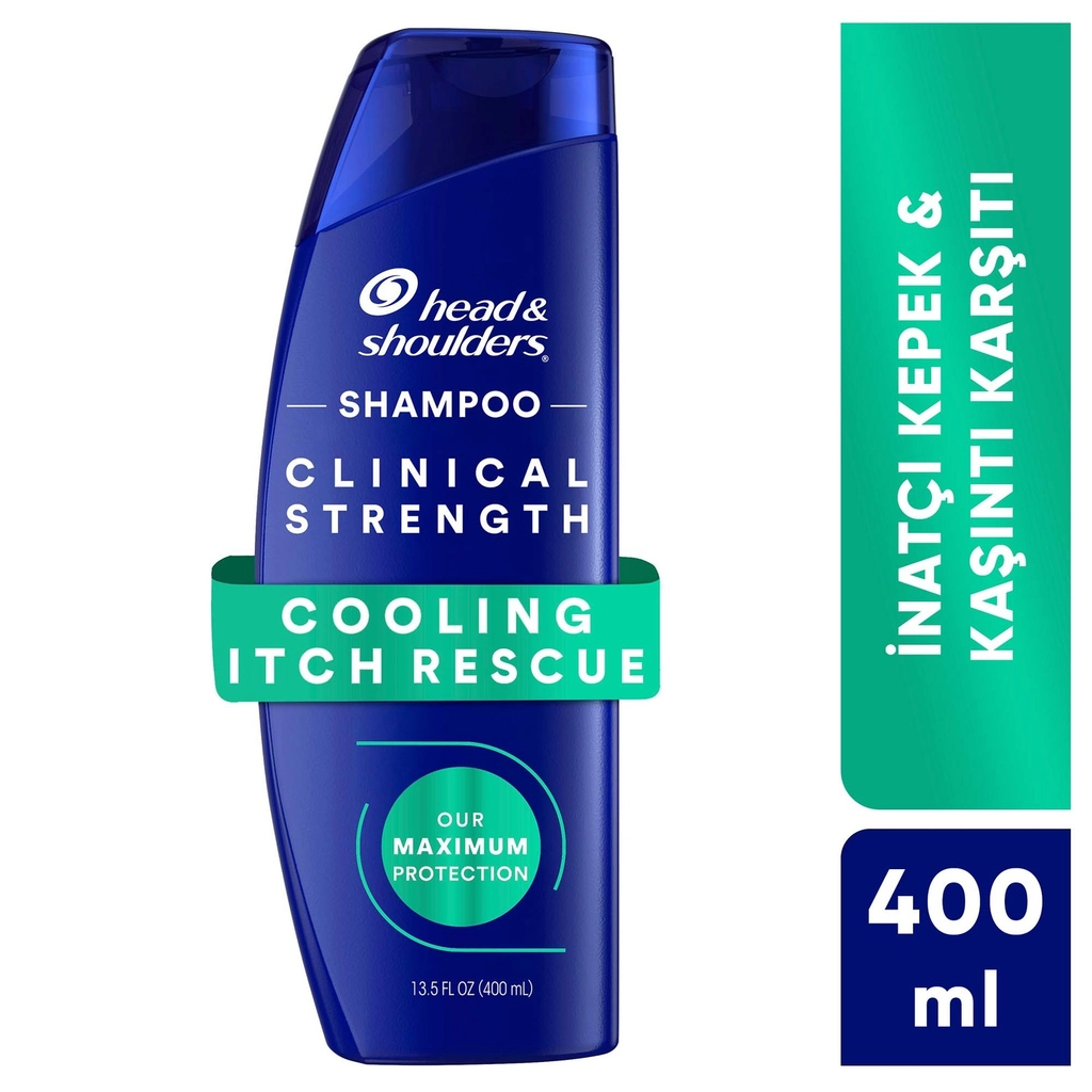 Head&Shoulders Head & Shoulders Clinical Strength Cooling Itch Rescue Kaşıntı Karşıtı Şampuan 400 ml