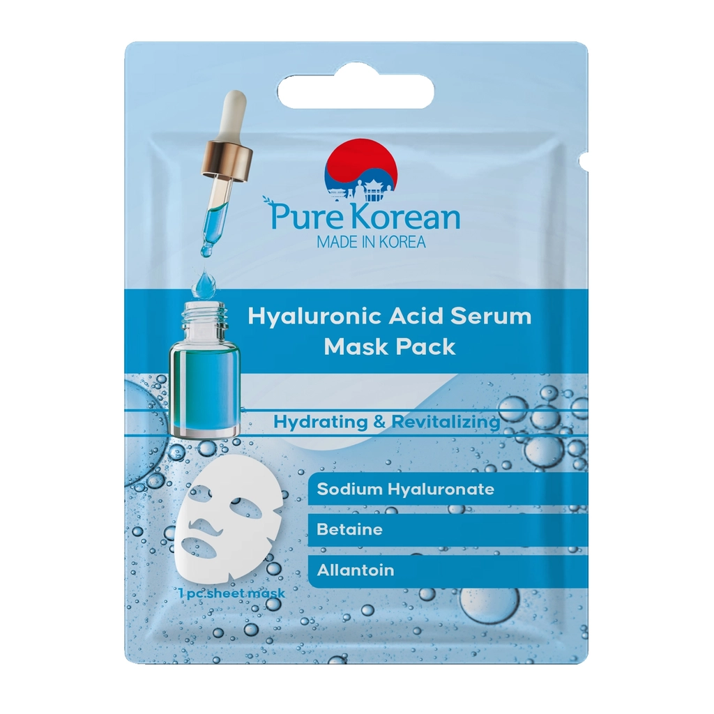 Pure Korean Hyaluronic Acid Serum Yüz Maskesi