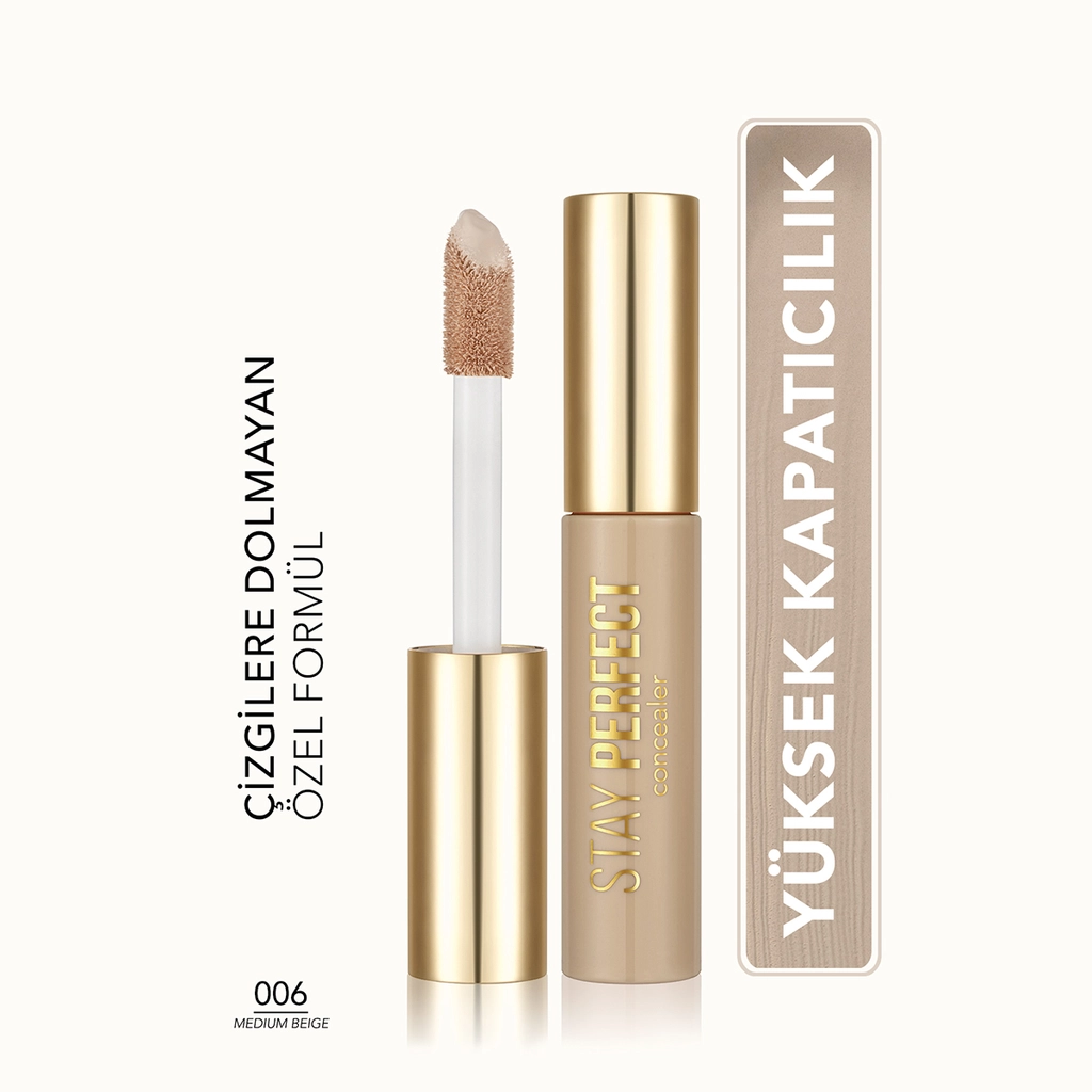 Flormar Stay Perfect Yoğun Pigmentli Kapatıcı 006 Medium Beige
