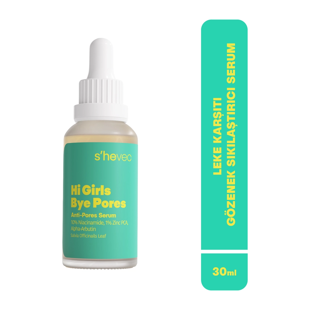She Vec Hi Girls Bye Pores Gözenek Sıkılaştırıcı ve Leke Karşıtı Yüz Serumu 30 ml