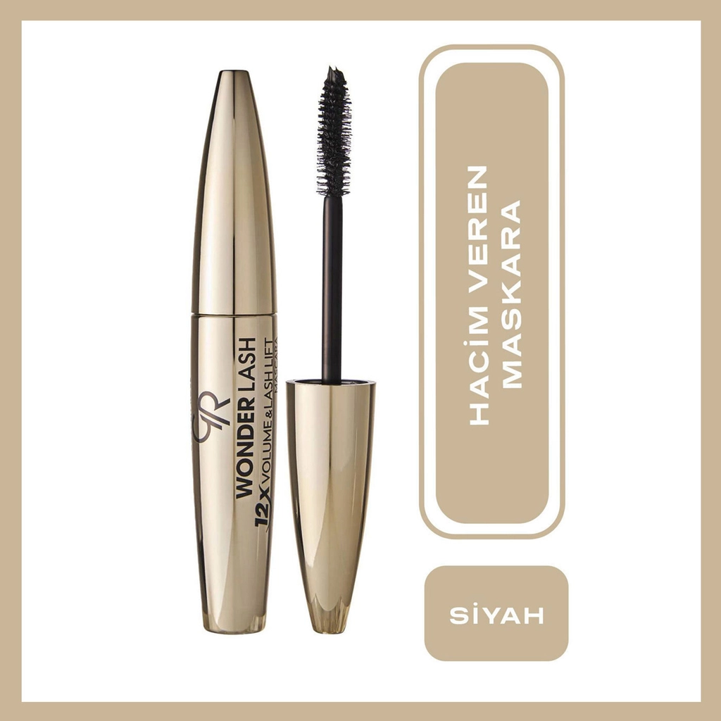 Golden Rose Wonder Lash Mascara 12X Volume & Lash Lift