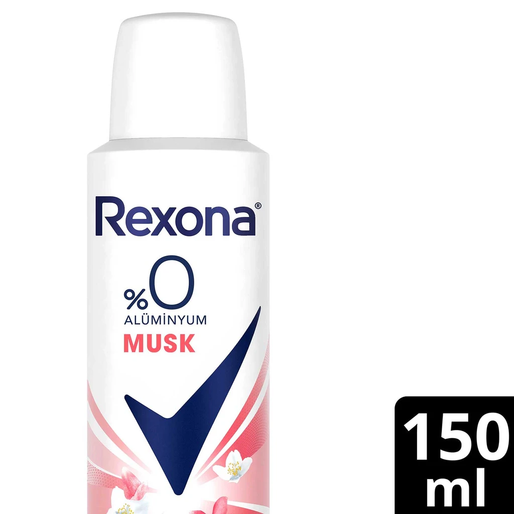 Rexona Kadın Sprey Deodorant Musk %0 Alüminyum 150 ml