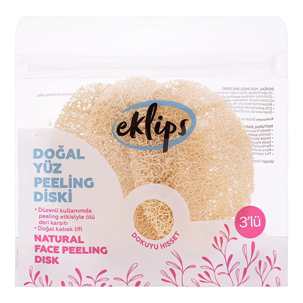Eklips Kabak Yüz Peeling Disk 3'lü