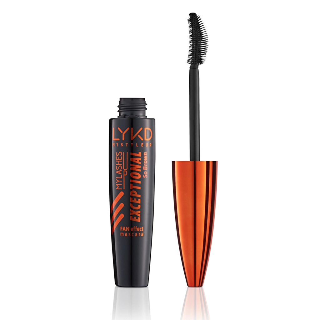 LYKD Exceptional Fan Effect & Curl Maskara - Yelpaze Etkili ve Kıvrım Veren Maskara 173 So Brown
