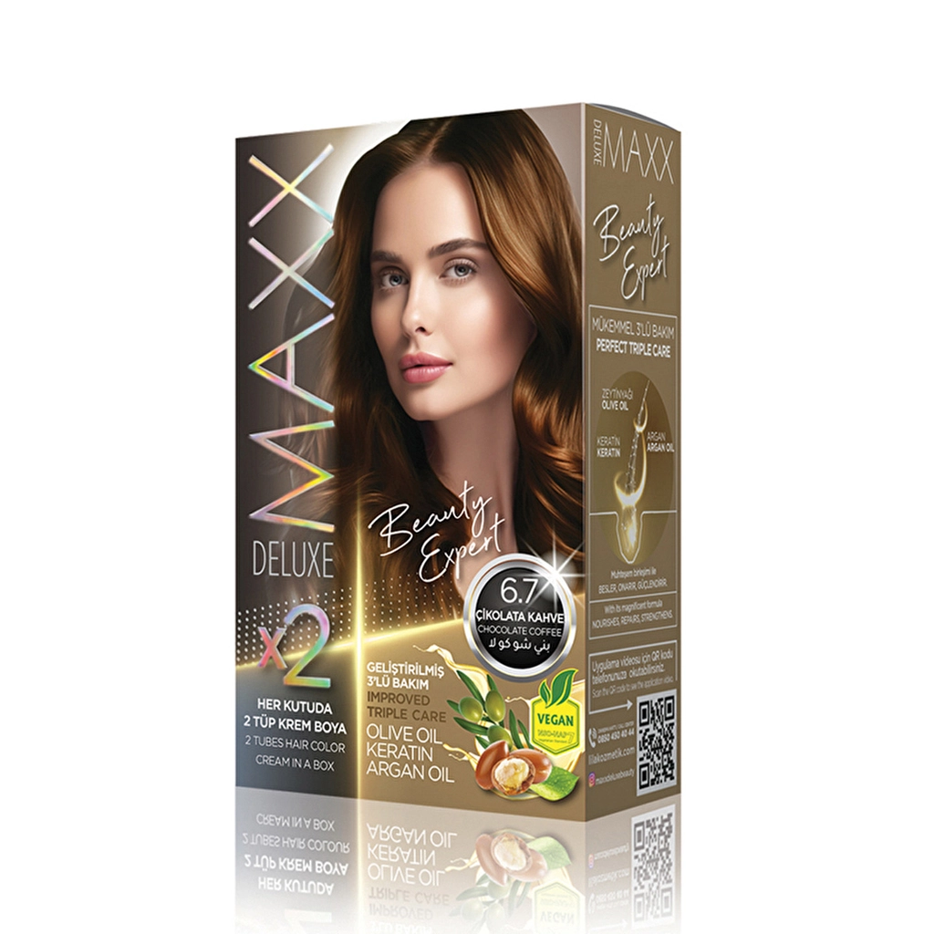 Maxx Deluxe Saç Boyası 6.7 Çikolata Kahve