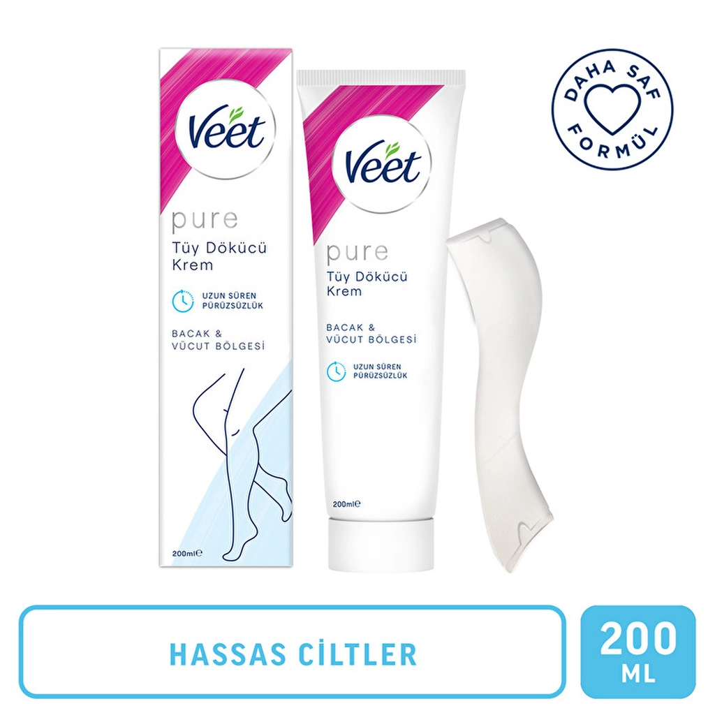 Veet Pure Tüy Dökücü Krem Hassas Ciltler 200 ml