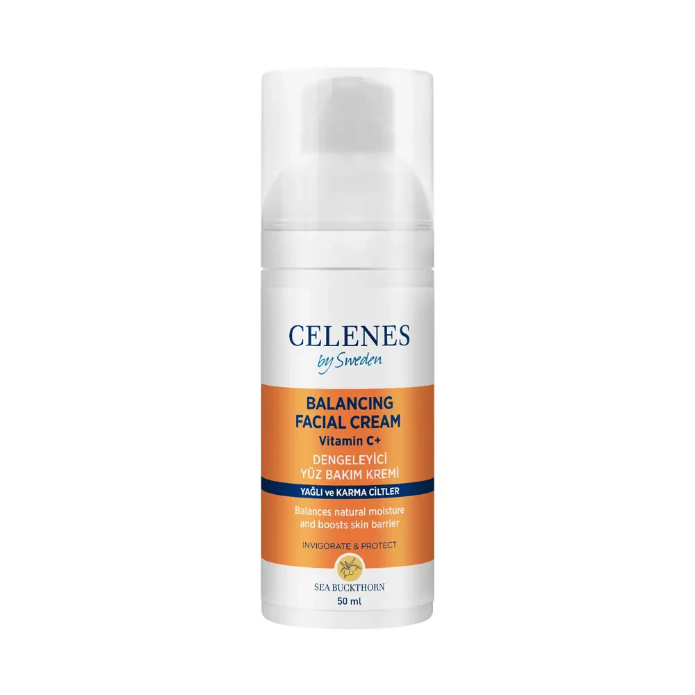 Celenes Sea Buckthorn Dengeleyici Yüz Kremi Yağlı/Karma Ciltler - 50 Ml