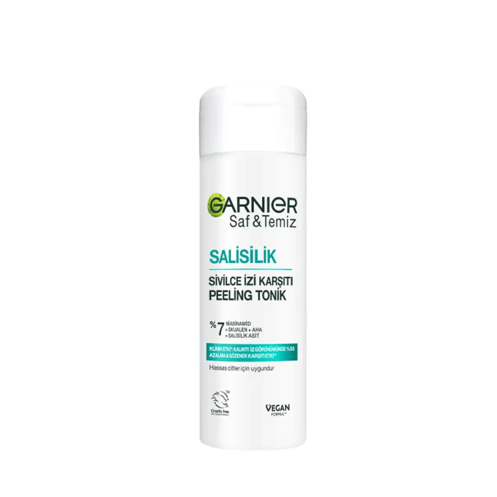 Garnier Saf&Temiz Salisilik Sivilce İzi Karşıtı Gözenek Sıkılaştırıcı Peeling Tonik 120 Ml