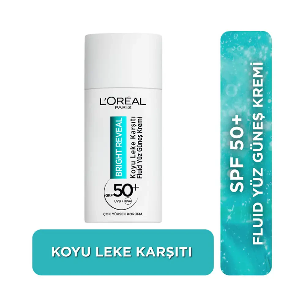 L'Oréal Paris Bright Reveal Koyu Leke Karşıtı Niacinamide Fluid Güneş Kremi 50 Ml