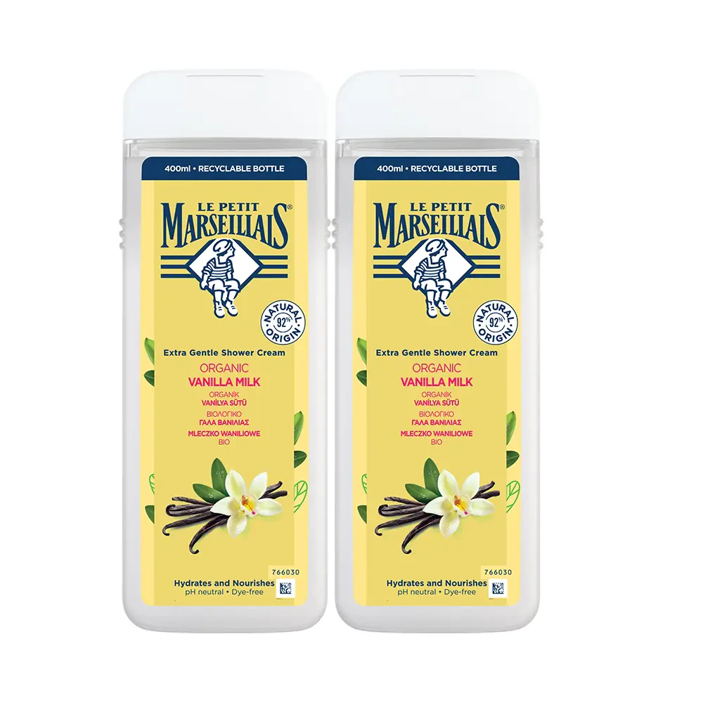 Le Petit Marseillais Vanilya Sütü Duş Jeli 2'li 400 Ml
