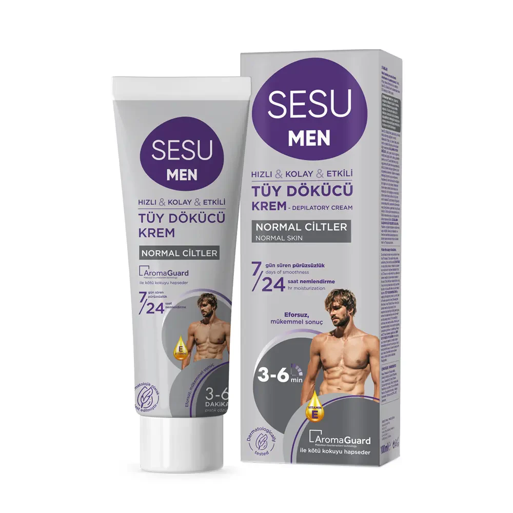 Sesu Tüy Dökücü Krem For Men 100 Ml