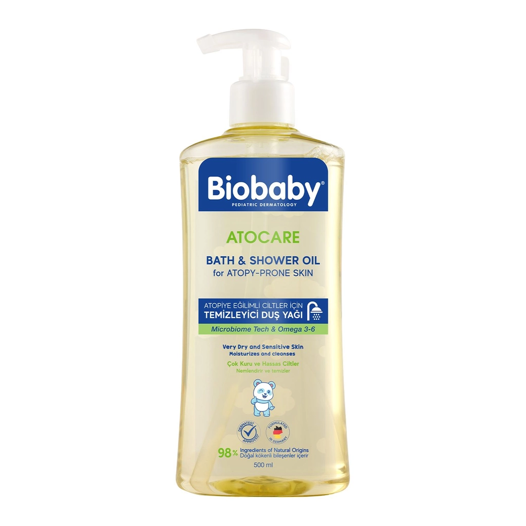 Biobaby Atocare Banyo Duş Yağı 500 ml