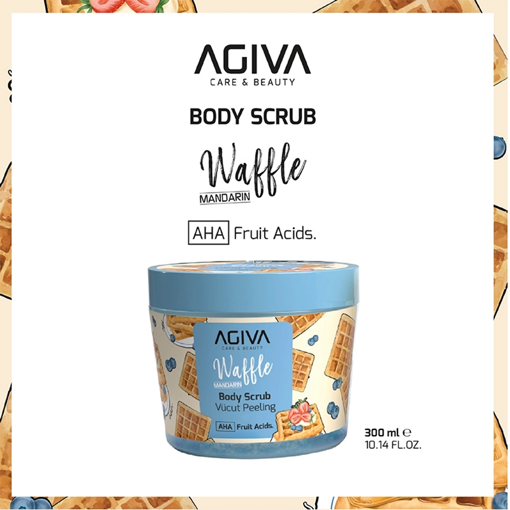 Agiva Care & Beauty Vücut Peeling Mandarin Waffle 300 ml