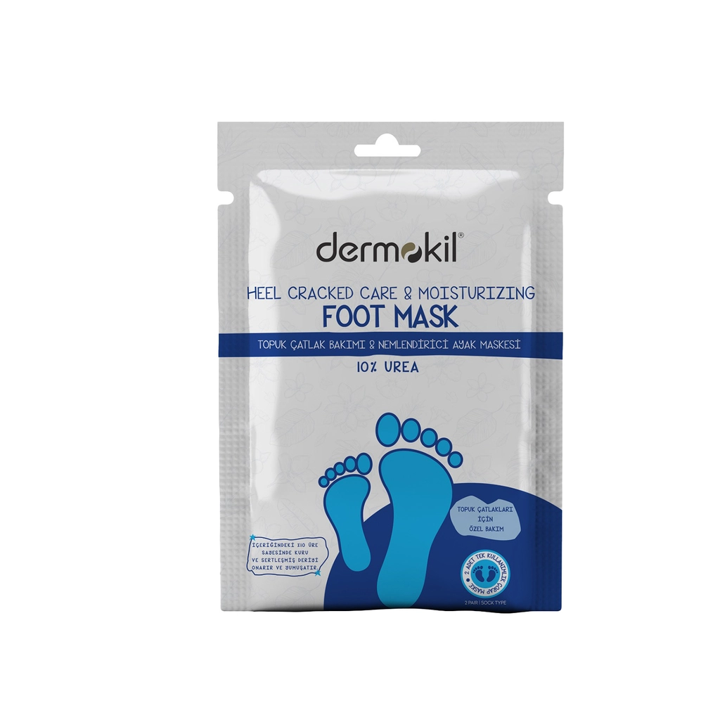 Dermokil Topuk Çatlak Bakımı & Nemlendirici Ayak Maskesi %10 Üre 30 ml