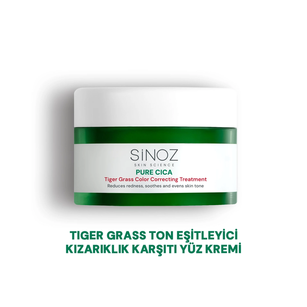 Sinoz Pure Cica Tiger Grass Yüz Kremi 15 ml