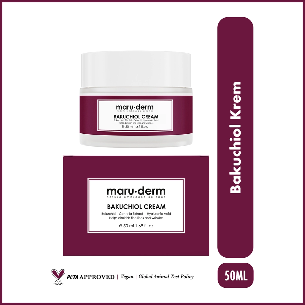 Maruderm Bakuchiol Yüz Bakım Kremi 50 ml