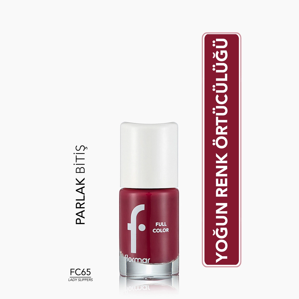 Flormar Full Color Ekstra Yoğun Pigmentli Oje FC65 Lady Slippers