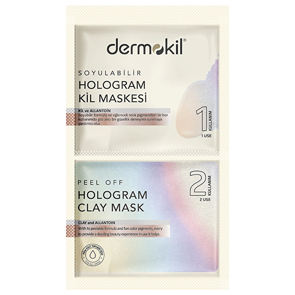 Dermokil Hologram Aydınlatıcı ve Canlandırıcı Soyulabilir Maske 15 ml