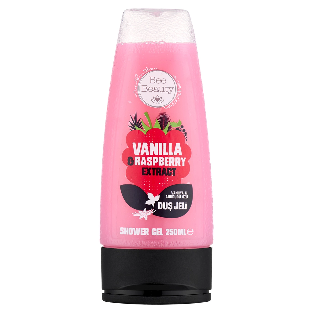 Bee Beauty Duş Jeli Vanilya & Ahududu 250 ml