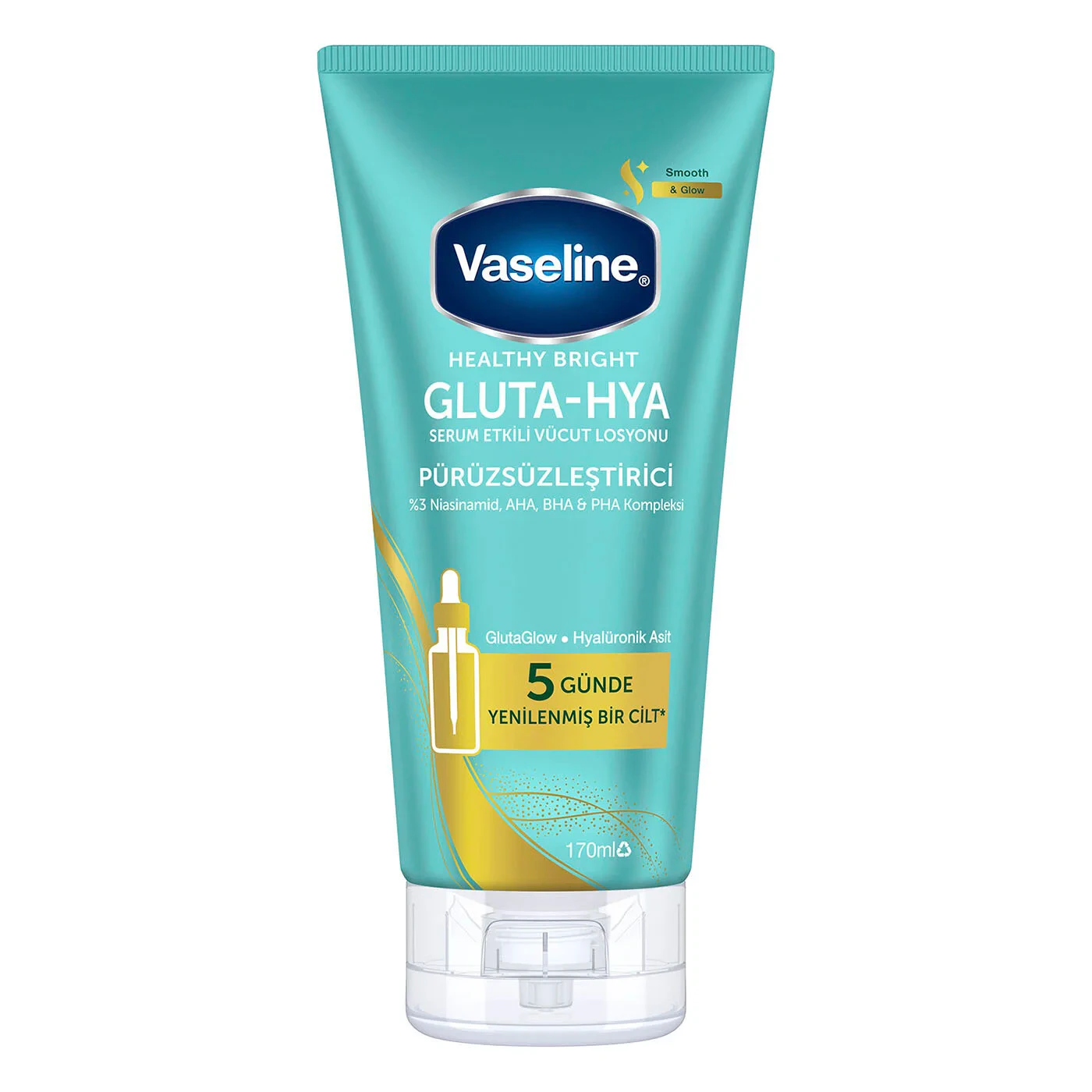 Vaseline GlutaHya Pürüzsüzleştirici Vücut Losyonu 170 ml