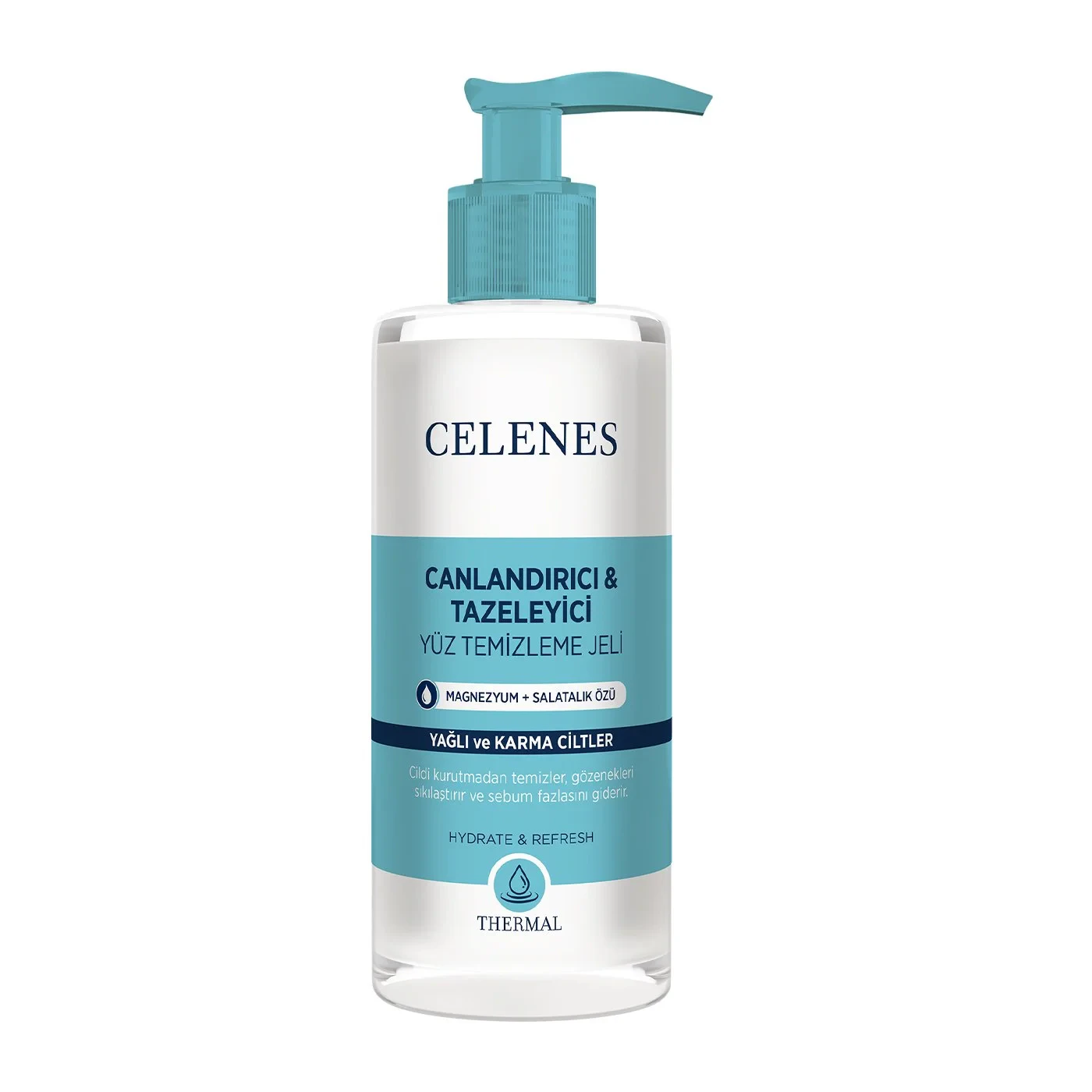 Celenes Thermal Temizleme Jeli Yağlı ve Karma Cilt 250 ml