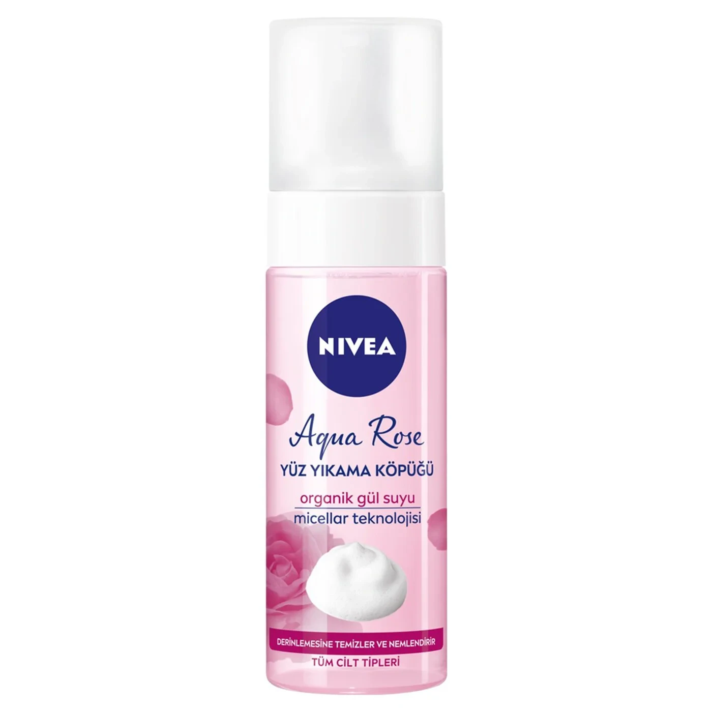 Nivea Aqua Rose Yıkama Köpüğü 150 ml