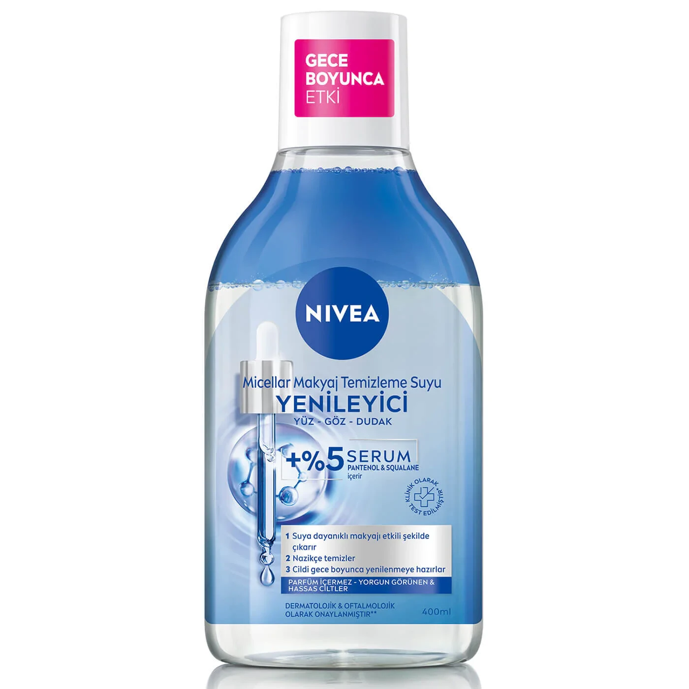 Nivea Micellar Makyaj Temizleme Suyu Serum İçerikli Yenileyici 400 ml