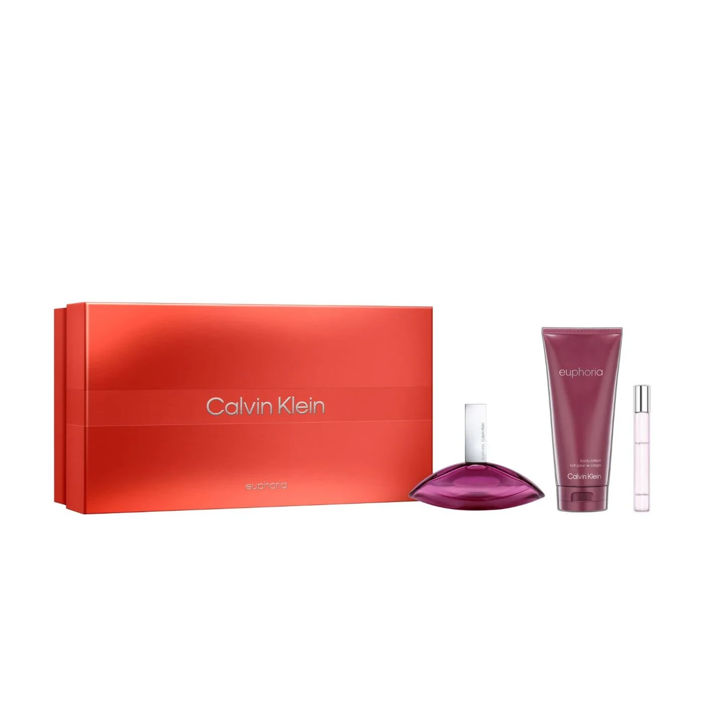 Calvin Klein Euphoria Kadın Parfüm Seti 100 ml EDP 10 ml EDP 200 ml Body Lotion