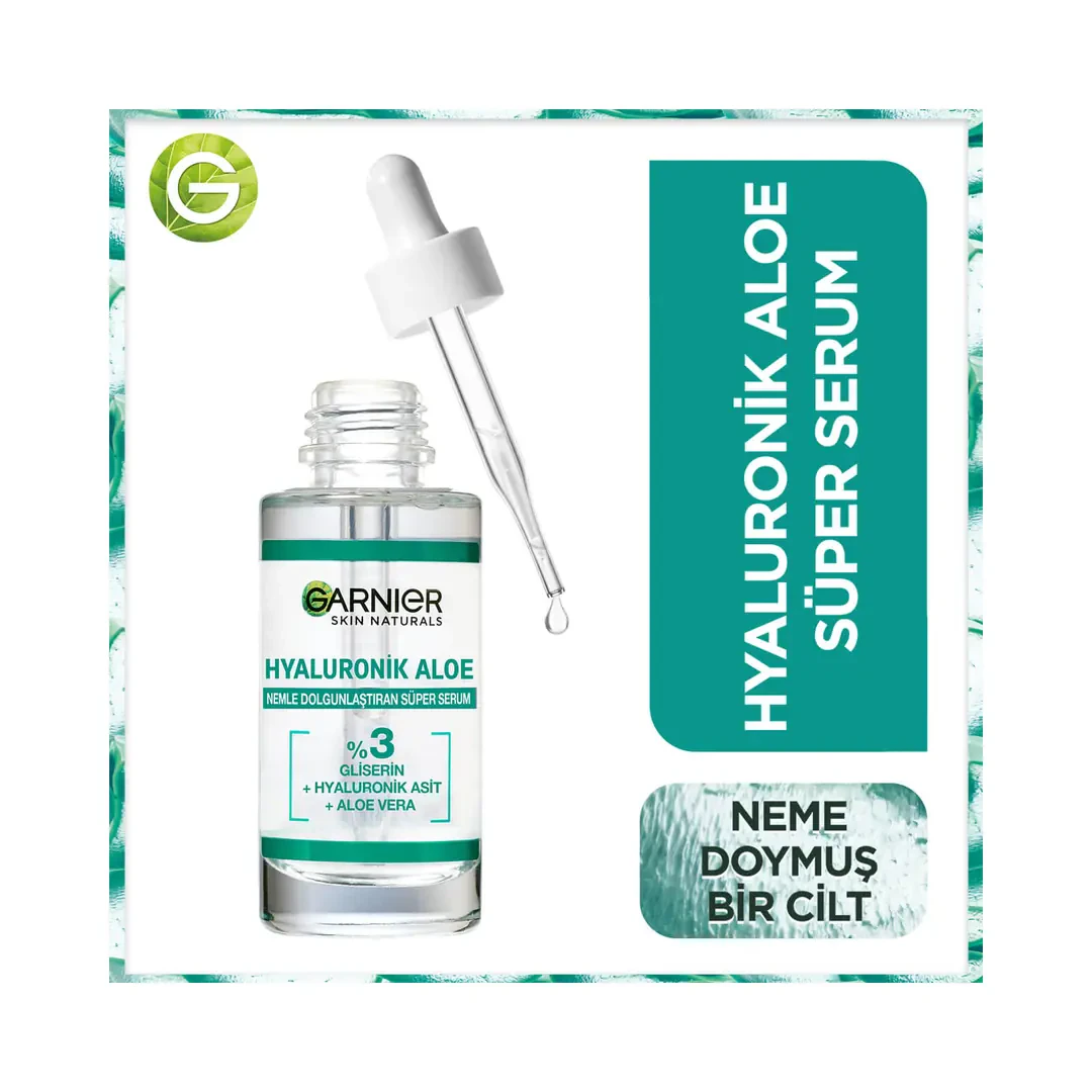 Garnier Hyaluronik Aloe Nemle Dolgunlaştıran Süper Serum 30 Ml
