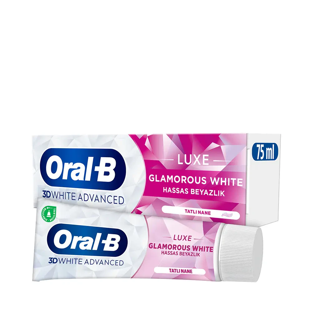 Oral-B Pro 3D White Advanced Glamorous White Hassas Beyazlık Diş Macunu 75 Ml