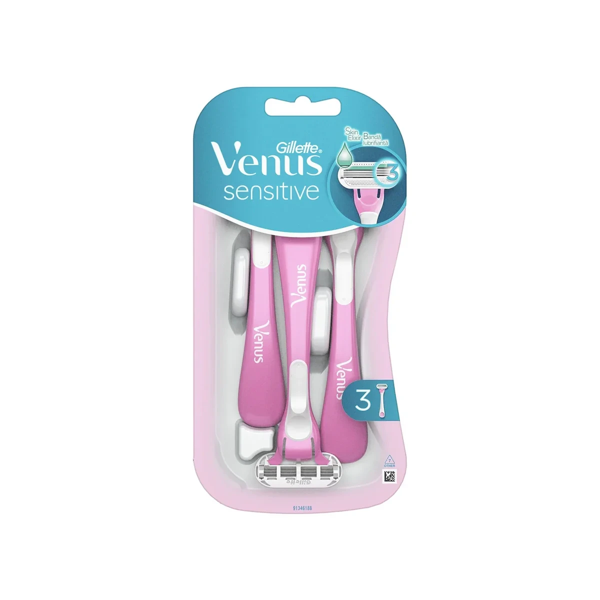 VENUS/GILLETTE Sensitive Kullan At Tıraş Bıçağı 3'lü