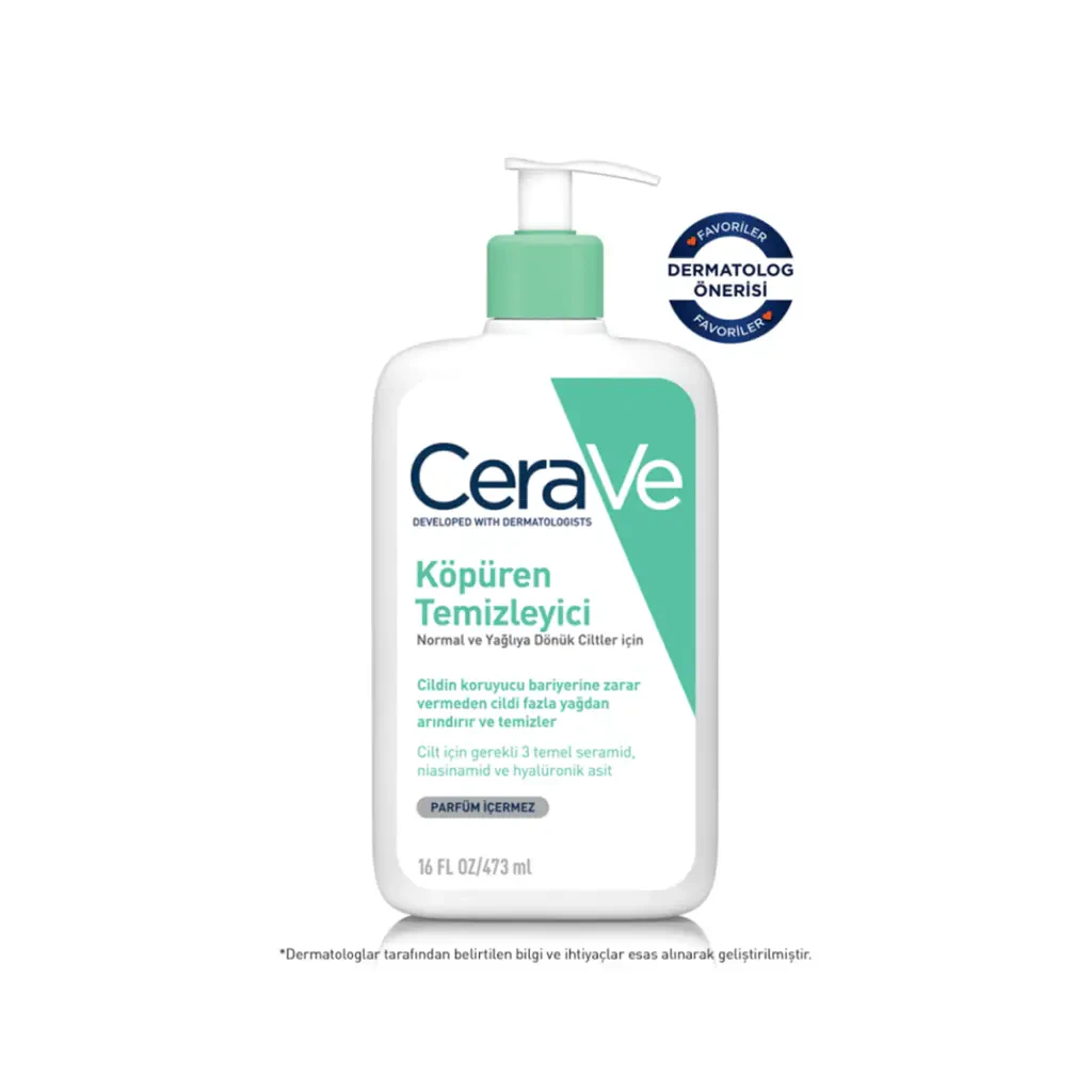 CeraVe Foaming Cleanser 473 ml Köpüren Temizleyici Fiyatı | Farmaneva