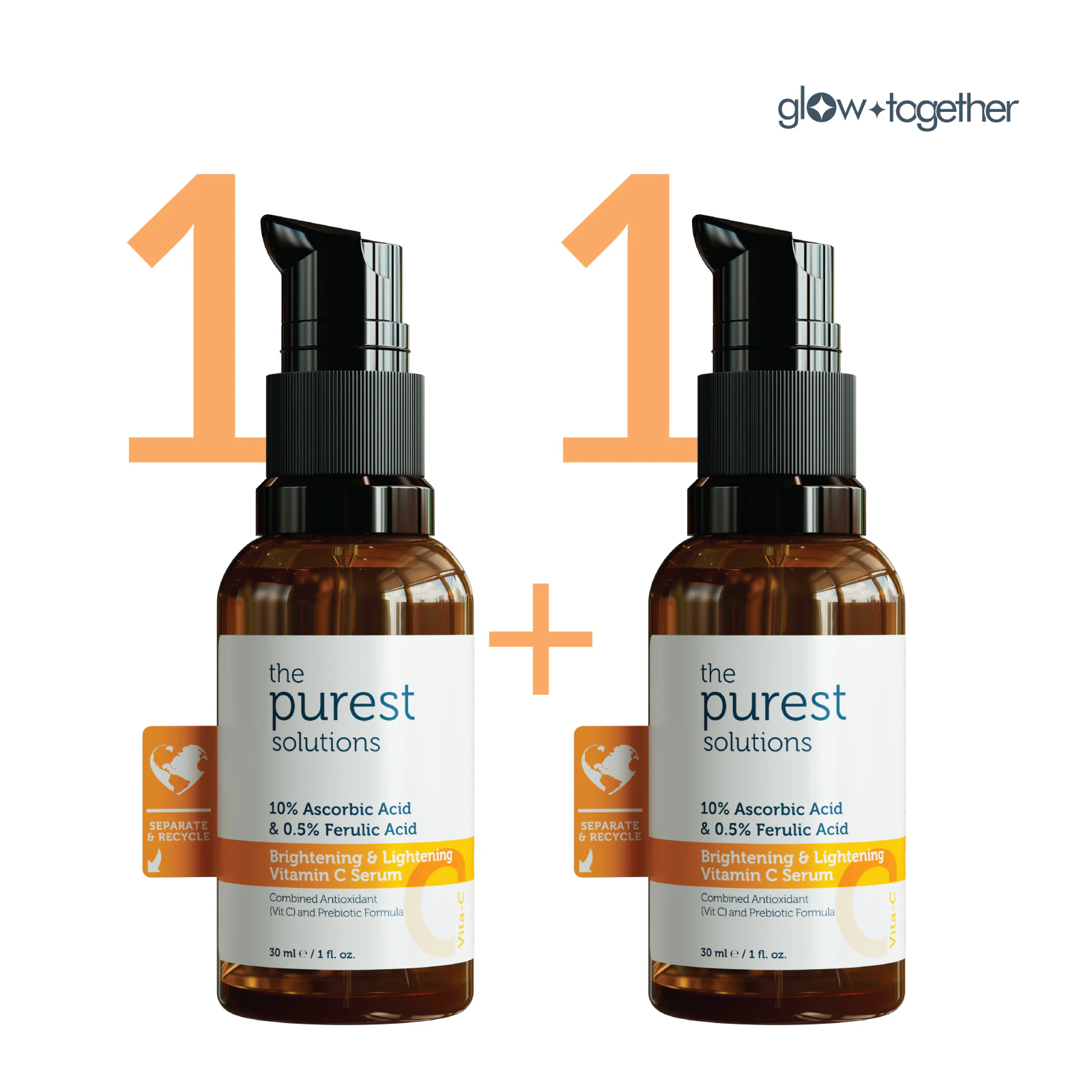 The Purest Solutions C Vitamini Glow DUO - Aydınlatıcı ve Canlandırıcı Serum İkilisi