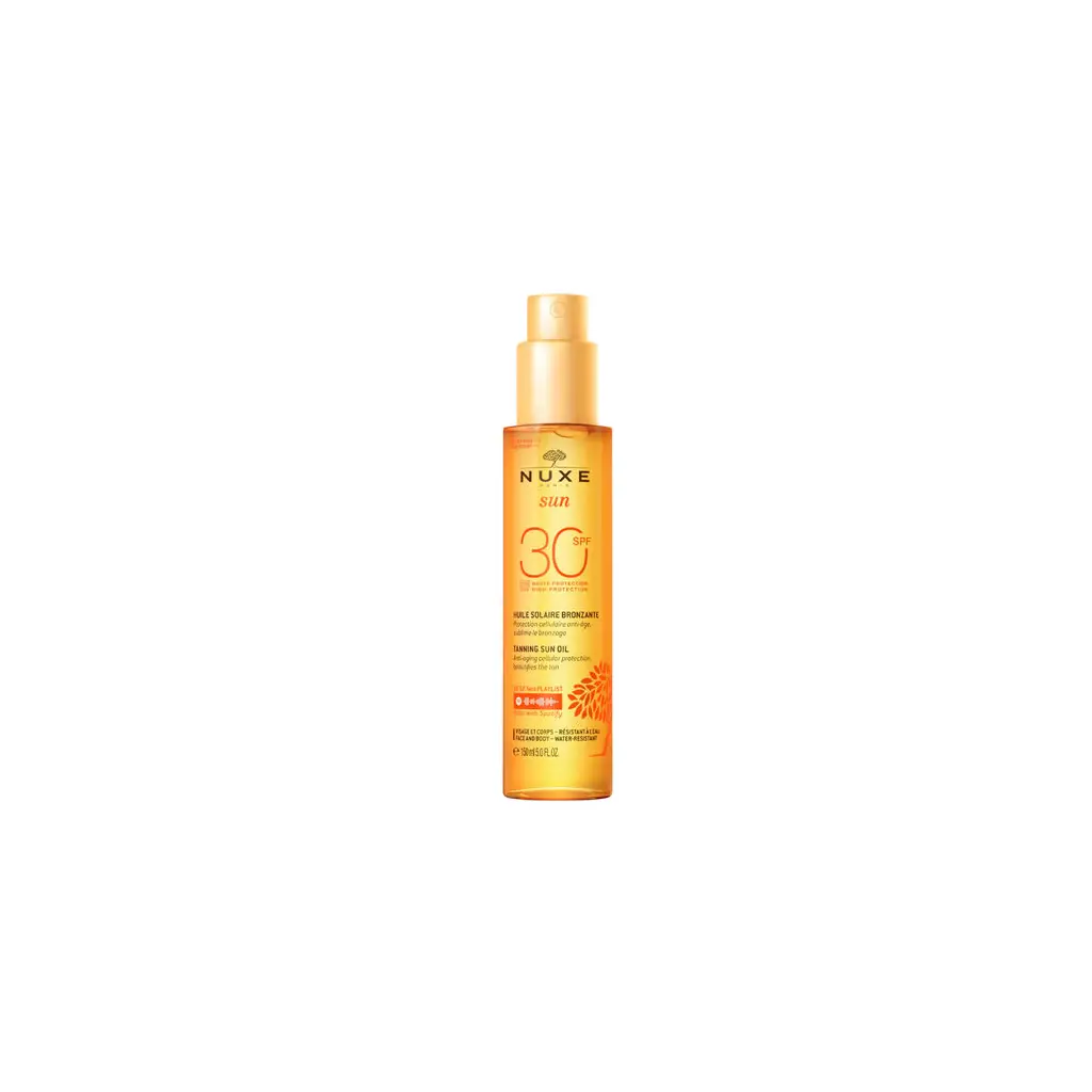 Nuxe Sun Huile Bronzante SPF30 Bronzlaştırıcı Yüz ve Vücut Yağı 150ml