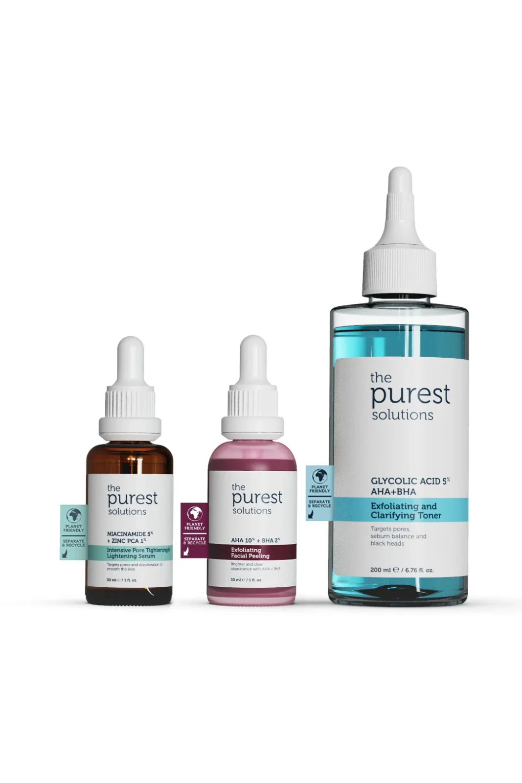 The Purest Solutions Sivilce ve Siyah Nokta Önleyici Aydınlatıcı Bakım Seti