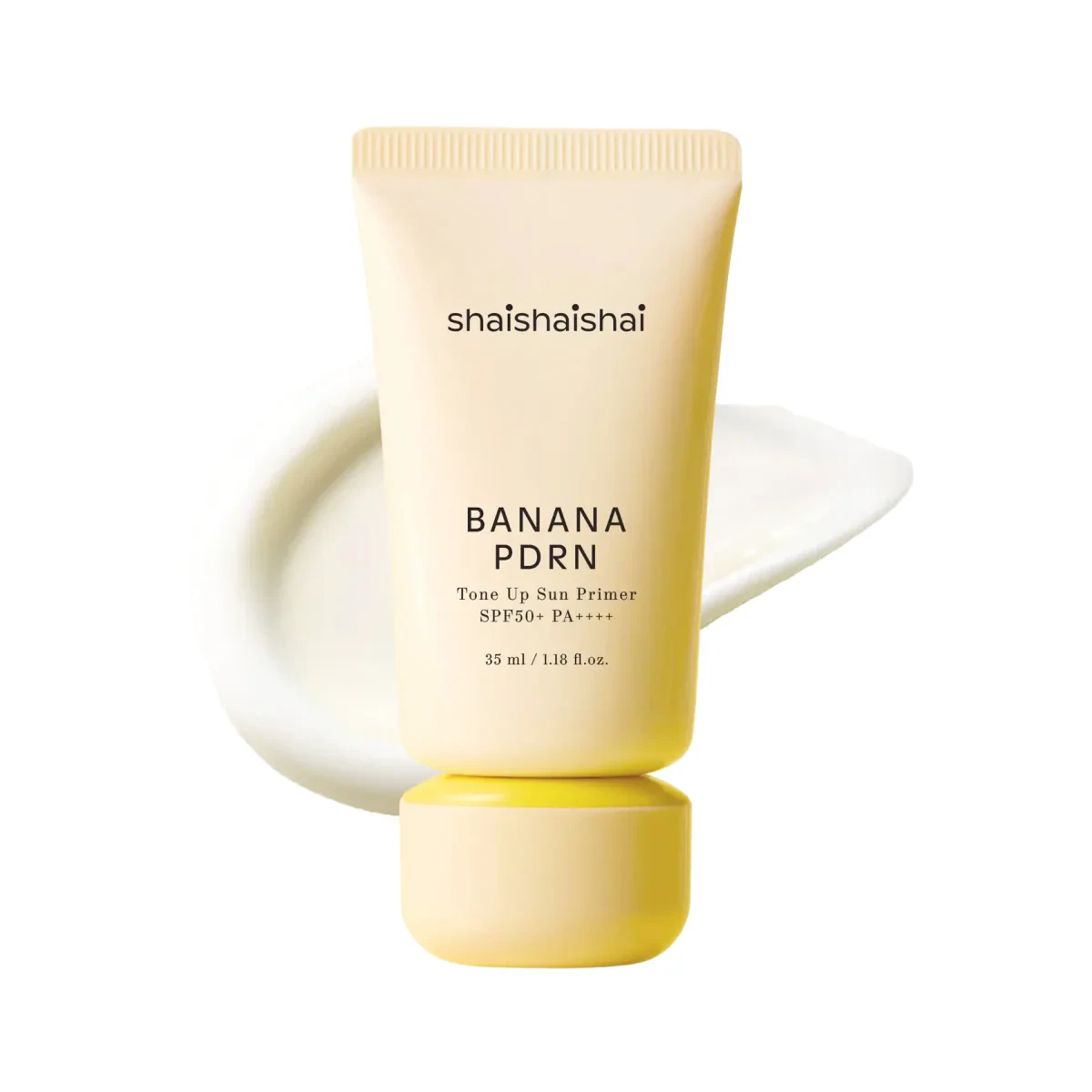 Shaishaishai - Banana PDRN Tone Up Sun Primer SPF50+ PA++++ (Muz PDRN ve Ectoin İçeren Güneş Korumalı Makyaj Bazı) 35ml