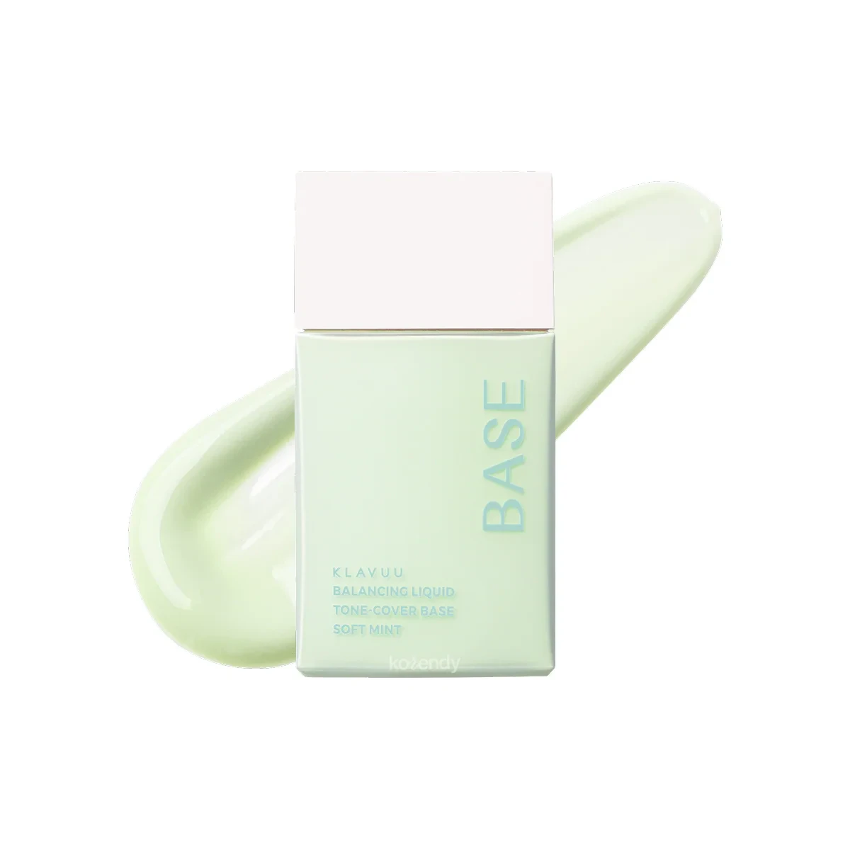 Klavuu - Balancing Liquid Tone-Cover Base Soft Mint (Kızarıklık Görünümünü Nötrleyen Centella Asiatica Özlü Yeşil Makyaj Bazı) 30ml